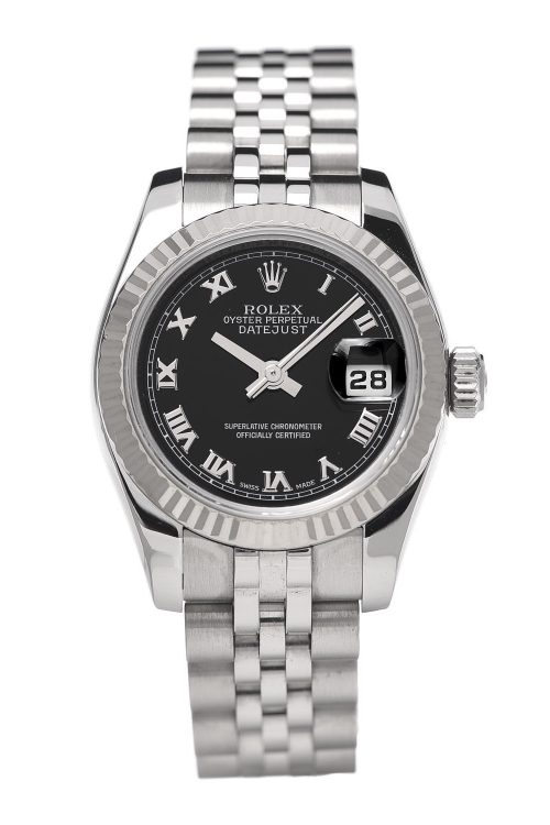 ROLEX Stainless Steel 18K White Gold 26mm Oyster