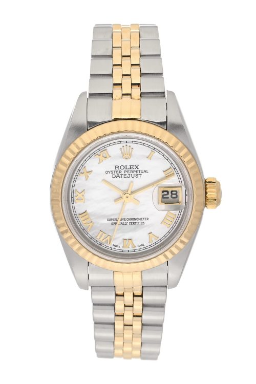Rolex Stainless Steel 18K Yellow Gold 26mm Oyster