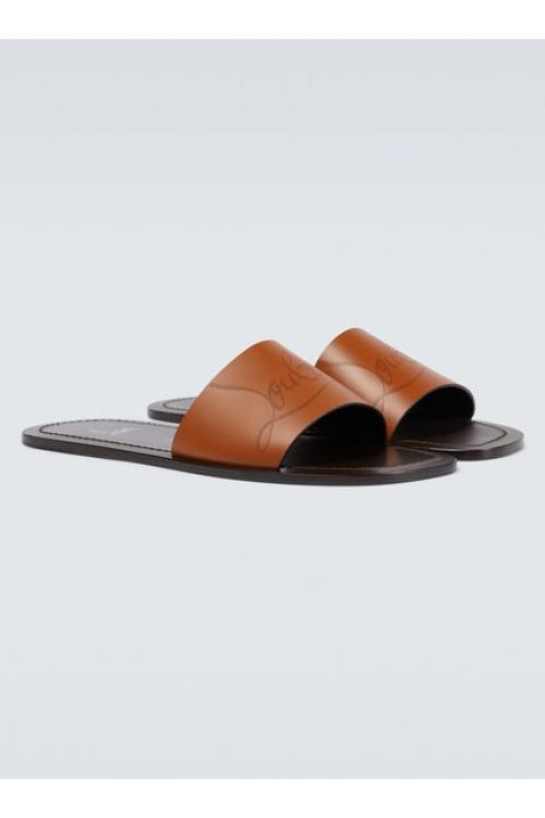 Men’s Coolraoul Leather Slides