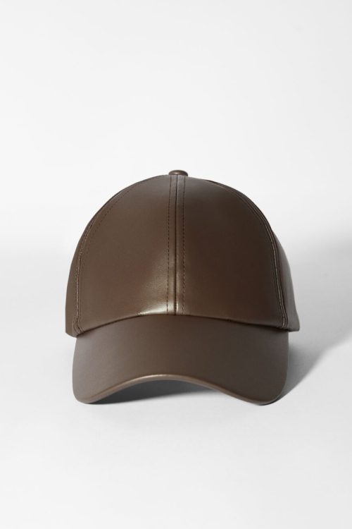 Bershka Faux leather cap