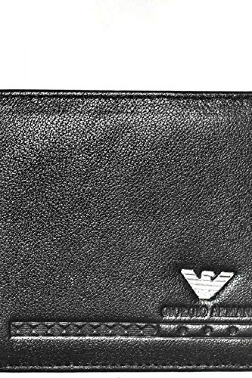Giorgio Armani Black Genuine Leather Wallet
